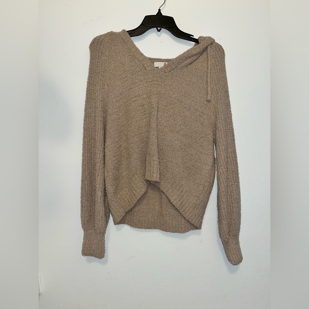 CROPPED HOODIE SWEATER